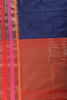 Navy Zari Woven Art Silk Saree