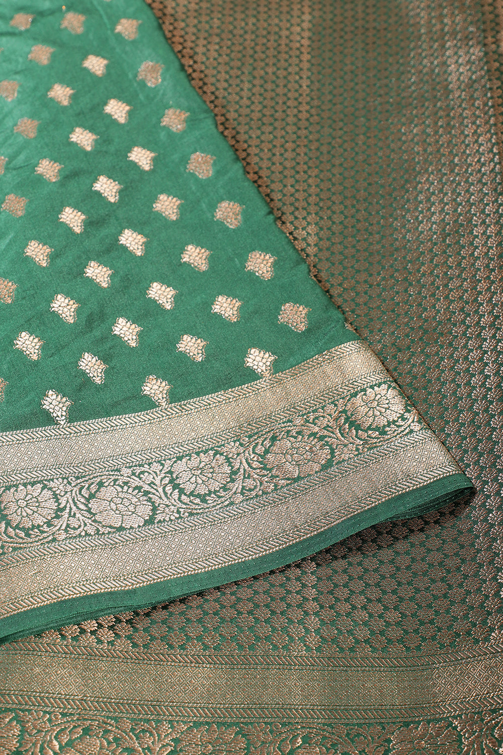 Silk Zari Buta Woven Sarees