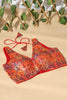 Red Georgette Resham And Sequins Embroidered Readymade Blouse