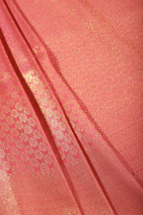 Pink Color South Silk Zari Woven Saree
