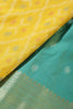 Lemon Yellow Soft Silk Resham & Zari Woven Saree