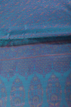 Blue Color Cotton Silk Resham & Zari Woven Saree
