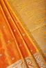 Mustard Banarsi Silk Zari Woven Saree