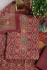 Wine Pashmina Digital Printed Unstitched Suit Material