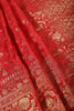 Red Woven South Silk Saree