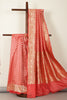 Coral Banarasi SIlk Woven Saree