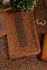 Mustard Pashmina Digital Printed Unstitched Suit Fabric