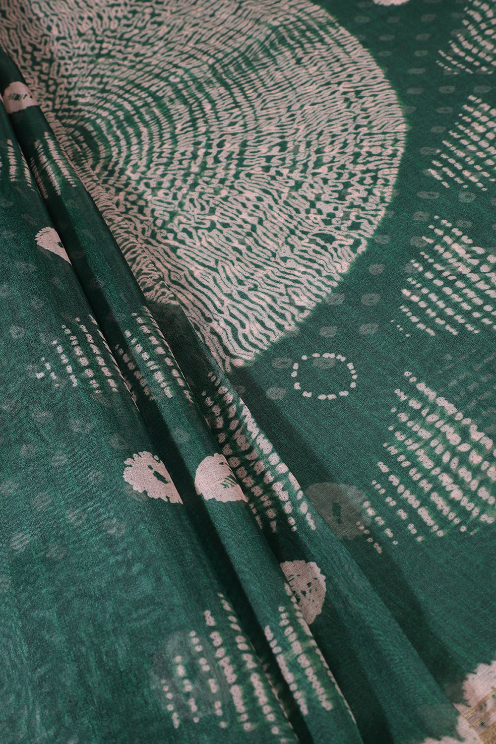 Green Organza Silk Printed Saree