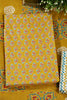 Mustard Color Cotton Printed Unstitched Suit