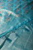 Eastern Blue Color South Soft Silk Woven Saree