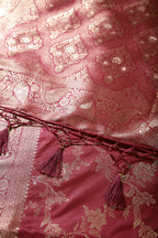 Wine Color Zari Woven South Silk Saree