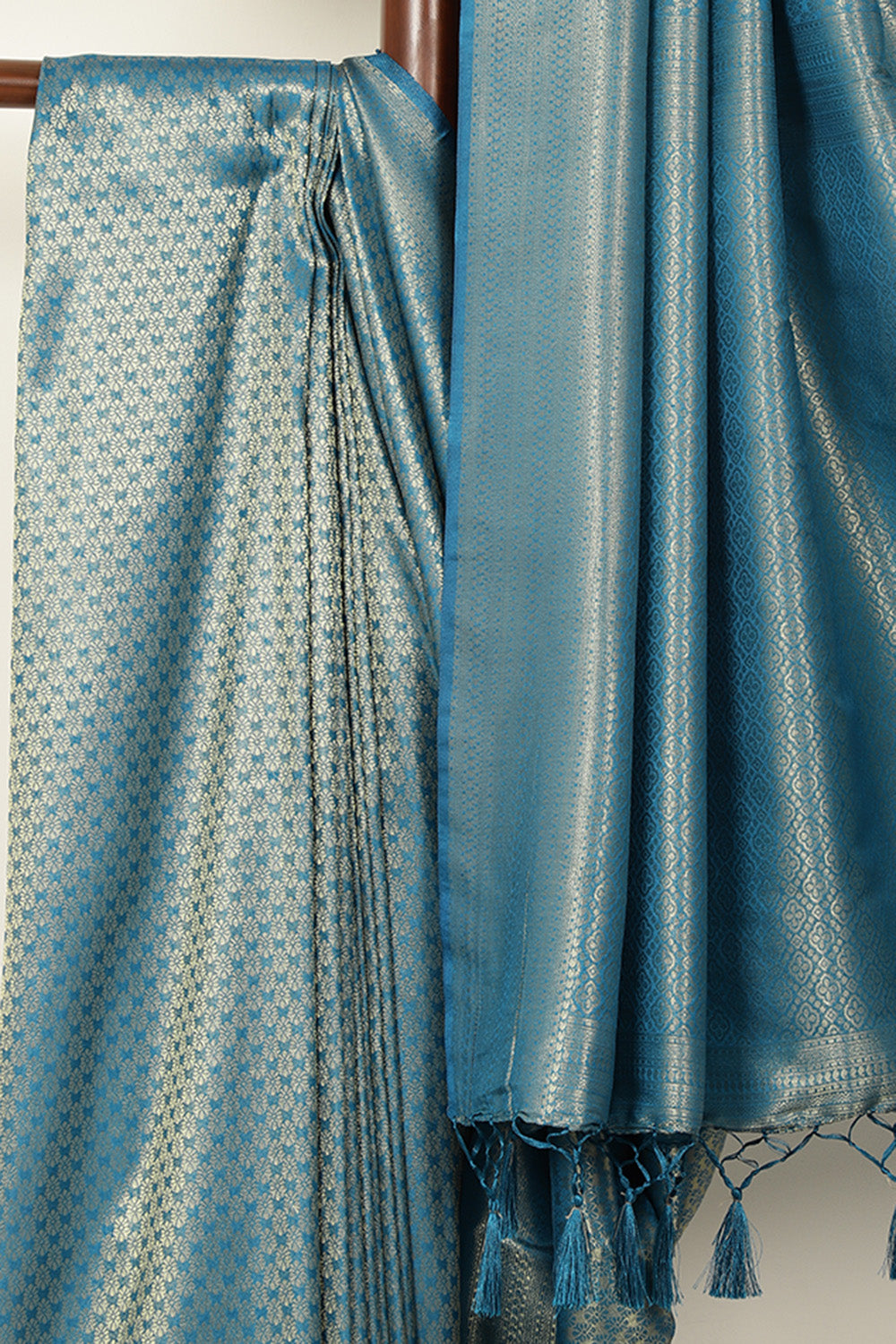 Royal Blue South Silk Zari Woven Saree