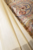 Cream Cotton Silk Madhubani Print Saree