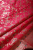 Rani Colour Banarasi Silk Woven Saree