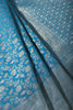 Blue Lightweight Banarasi Silk Weaving Saree