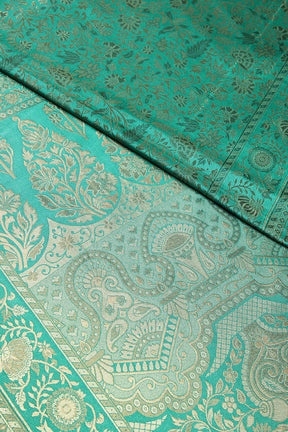 Jade Green Colour South Silk Heavy Woven Saree