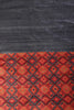 Grey Tussar Silk Printed Saree