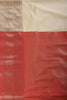 Beige Zari Woven Art Silk Saree