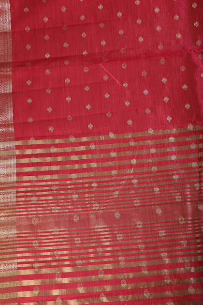 Cardinal Cotton Silk Zari Woven Saree