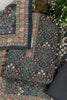 Blue Digital Printed Pashmina Unstitched Suit Fabric