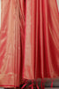 Cardinal Red South Silk Zari Woven Saree