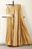 Beige Silk Resham & Zari Woven Saree
