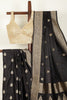 Black Color South Silk Zari Woven Saree