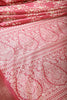 Faded Red Color Cotton Silk Block Printed Saree