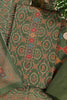 Green Pashmina Digital Printed Unstitched Suit Material