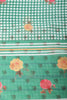 Green Cotton Printed Saree