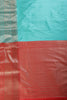 Sea Green Zari Woven Art Silk Saree