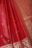Maroon Banarsi Silk Zari Woven Saree