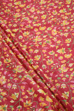 Shiraz Color Chiffon Floral Zari Border Printed Saree