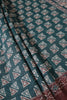 Green Cotton Silk Printed Saree