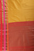 Mustard Zari Woven Art Silk Saree