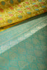 Olive Green Color Cotton Silk Woven Saree