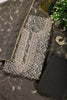 Grey Cotton Digital Printed & Neck Embroidered Unstitched Suit