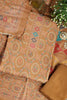 Mustard Pashmina Digital Printed Unstitched Suit Material