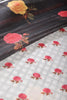 Black Cotton Printed Saree