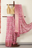Light Mauve Cotton Silk Printed Saree