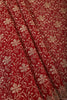 Maroon Embroidered And Swaroski Work Georgette Saree