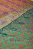 Sea Green Colour Tussar Woven Silk Saree