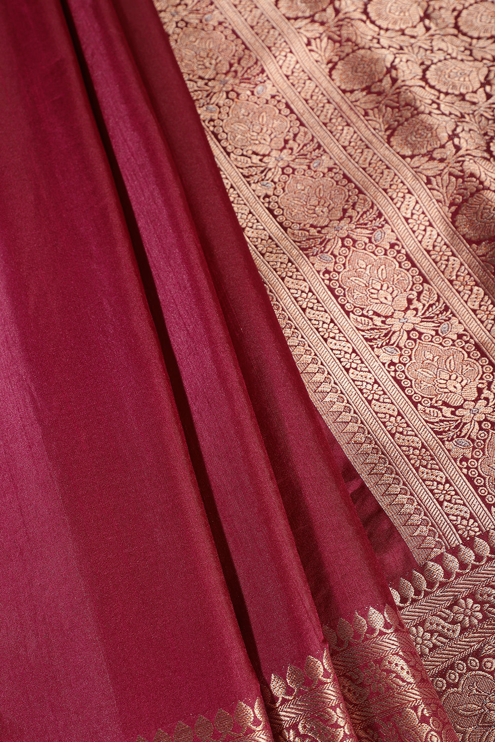 Solid Color Silk Woven Sarees