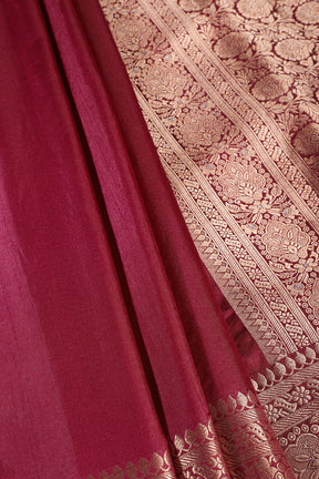 Solid Color Silk Woven Sarees