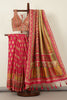 Magenta Pink Banarsi Position Woven Silk Saree