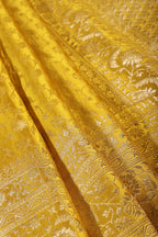 Mustard Woven South Silk Saree