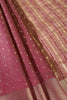 Dark Scarlet Zari Woven Silk Saree