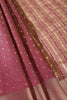 Dark Scarlet Zari Woven Silk Saree