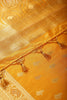 Mustard Color Mulberry Silk Woven Saree