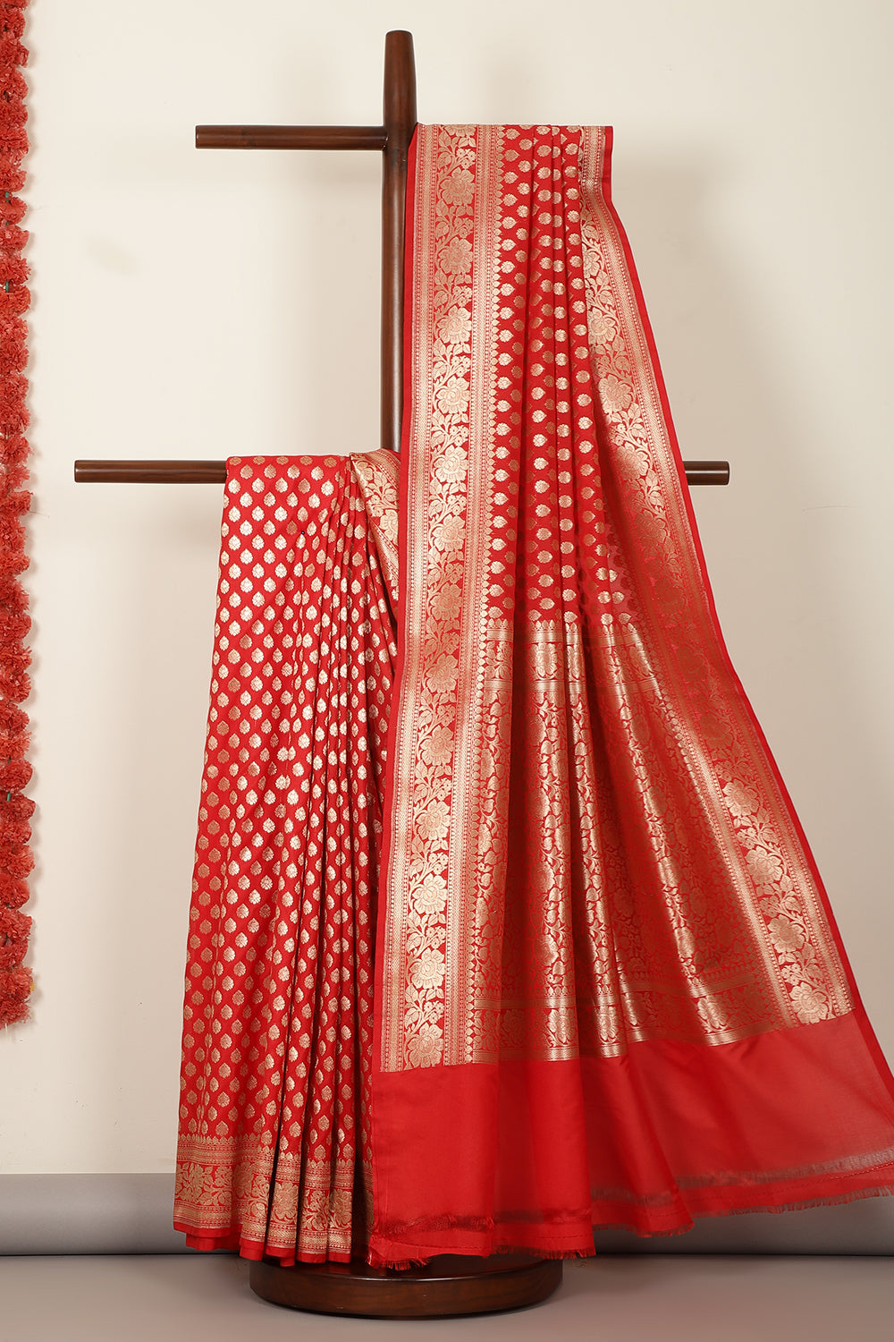Red Banarasi SIlk Woven Saree